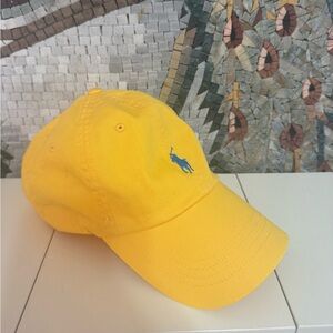 Polo by Ralph Lauren Yellow Cap with Blue Logo